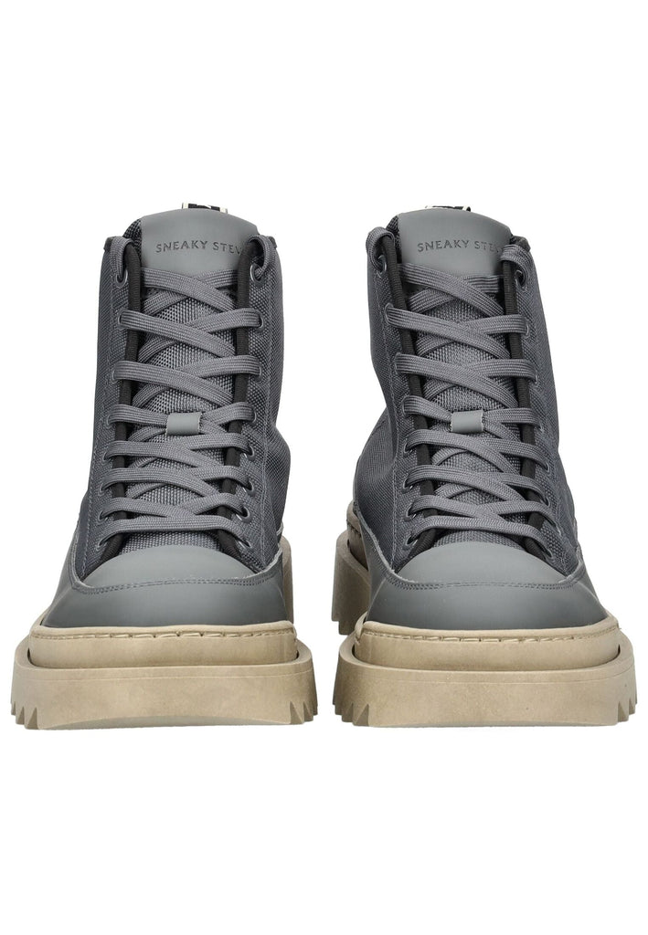 Sneaky Steve Stiefelette Nylon Blau/Beige Warmfutter - surf4shoes