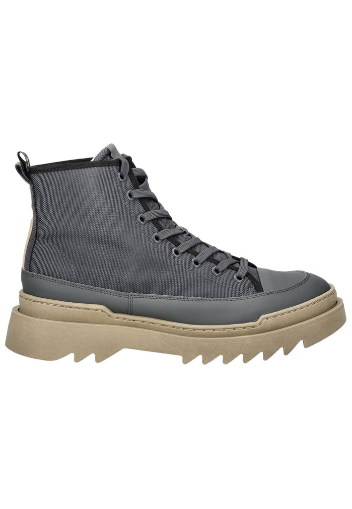 Sneaky Steve Stiefelette Nylon Blau/Beige Warmfutter - surf4shoes