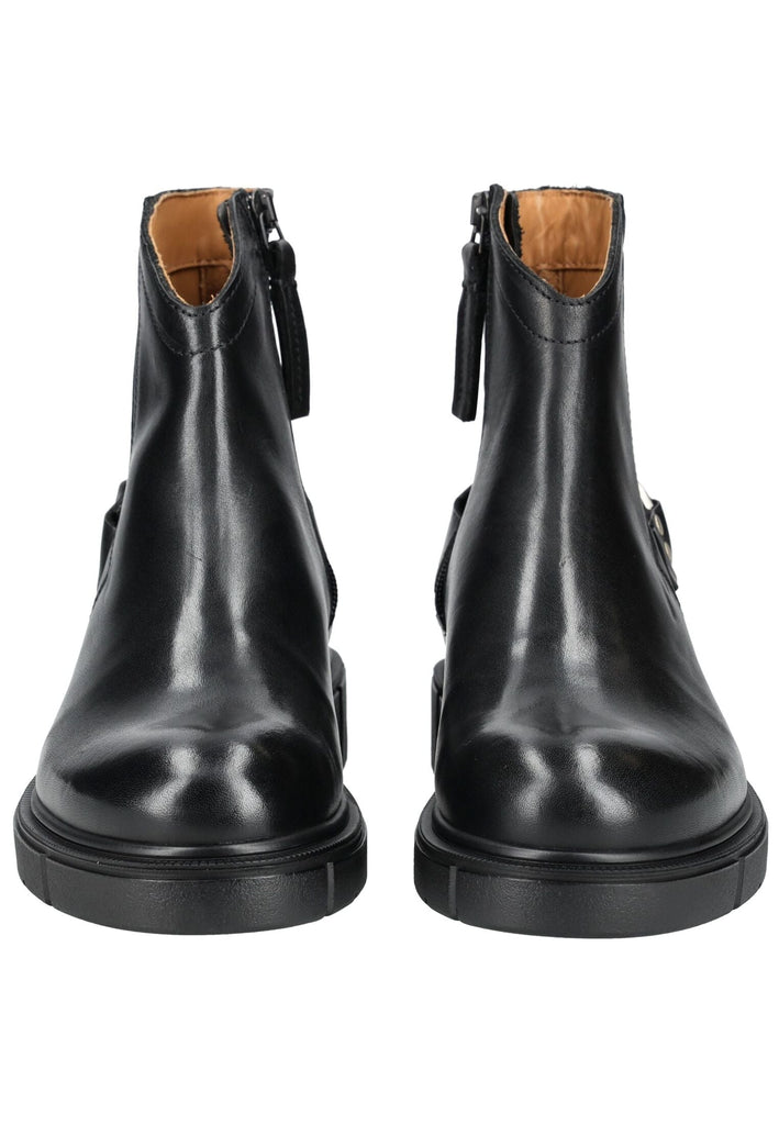 Sneaky Steve Stiefelette Leder Schwarz - surf4shoes