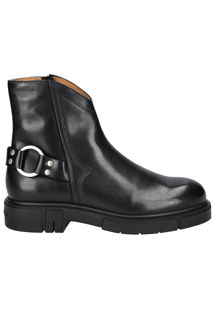 Sneaky Steve Stiefelette Leder Schwarz - surf4shoes