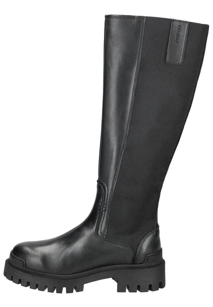 Pavement Stiefel Leder/Textil Schwarz - surf4shoes
