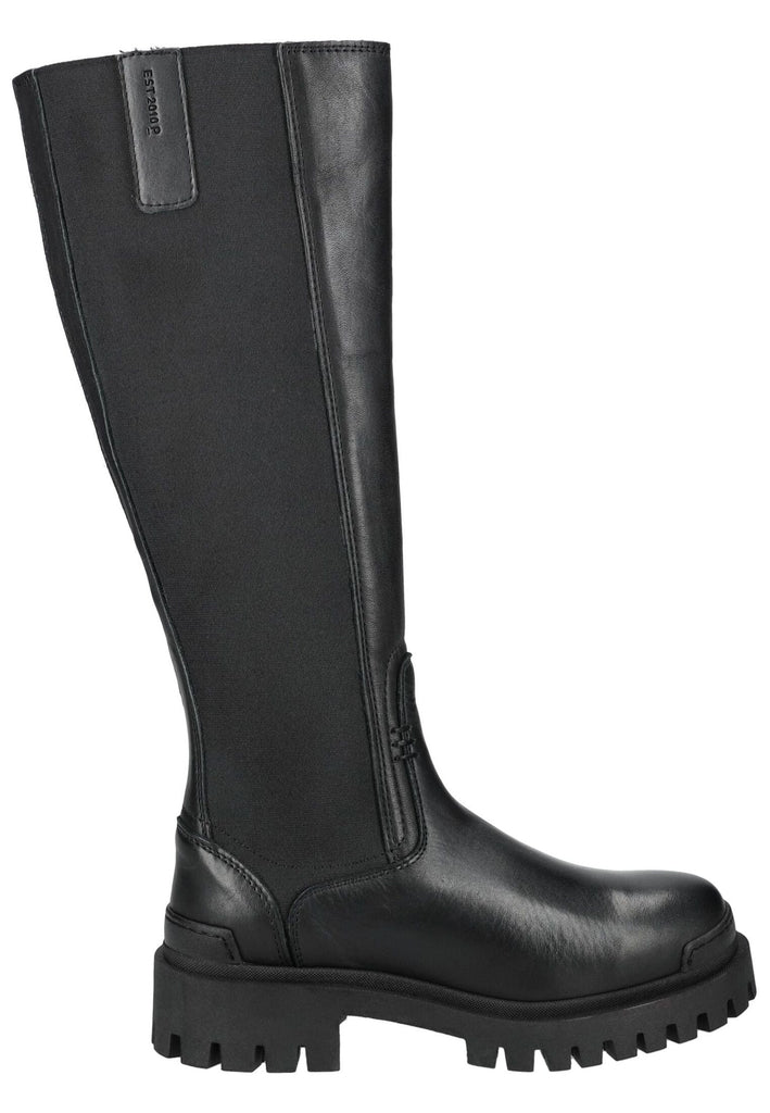 Pavement Stiefel Leder/Textil Schwarz - surf4shoes