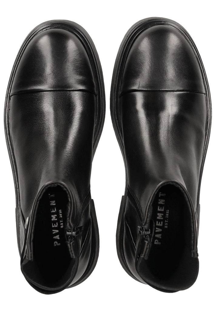 Pavement Stiefelette Leder Schwarz - surf4shoes