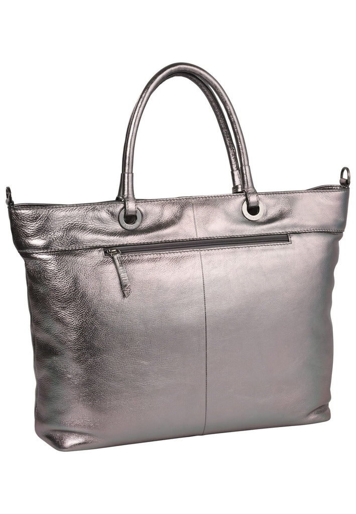 BURKELY Taschen Leder Silber - surf4shoes
