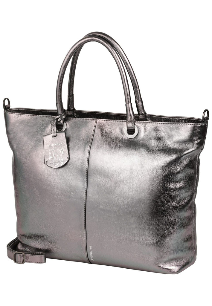 BURKELY Taschen Leder Silber - surf4shoes