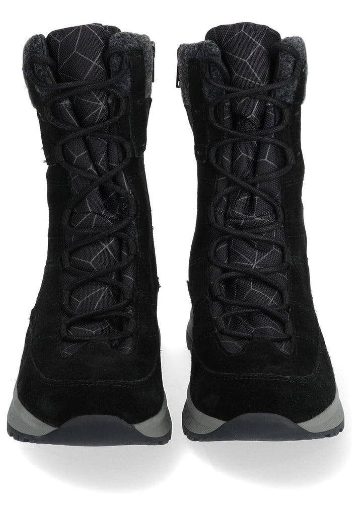 Tamaris Comfort Stiefelette Leder/Textil Schwarz Warmfutter - surf4shoes