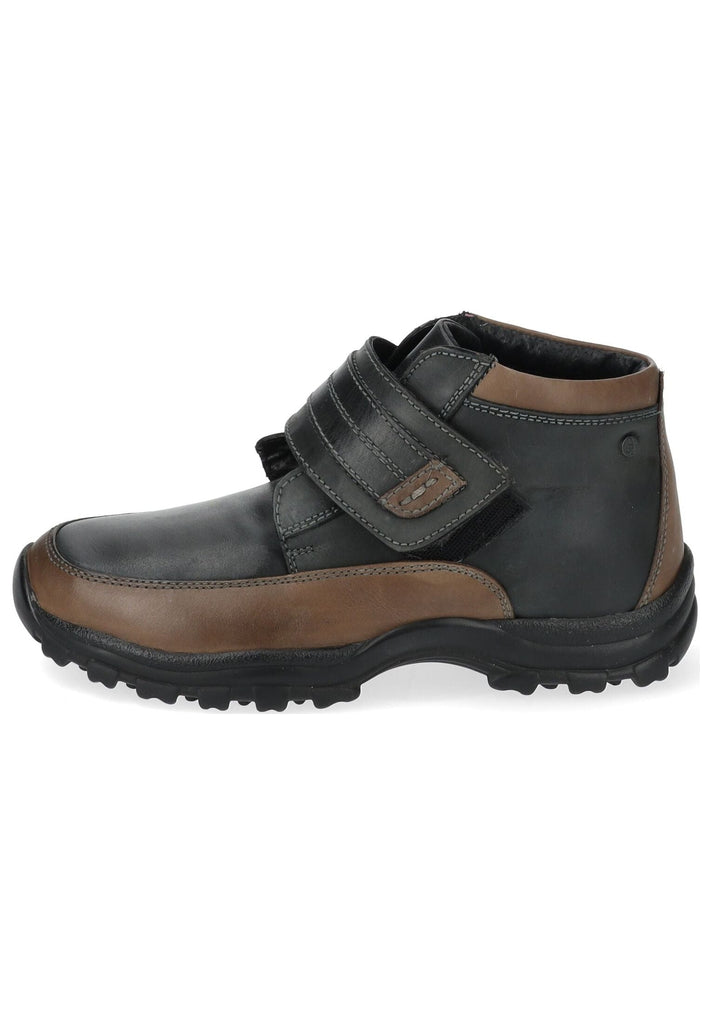 Hush Puppies Stiefelette Leder Schwarz/Braun Warmfutter - surf4shoes
