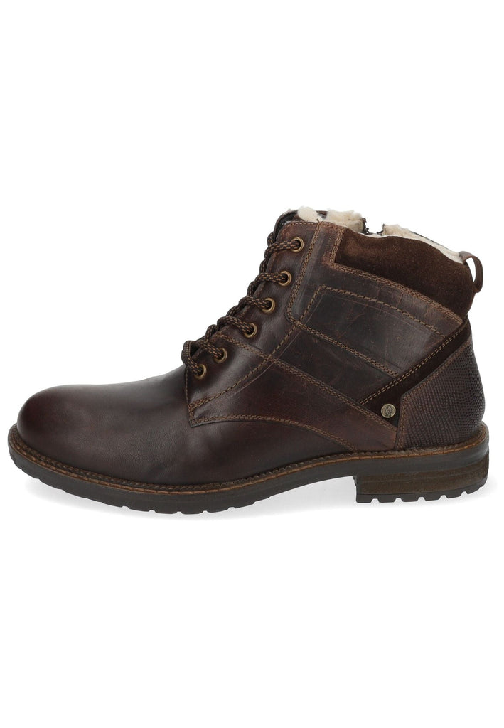 Hush Puppies Stiefelette Leder Braun Warmfutter - surf4shoes