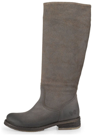 FELMINI Stiefel Veloursleder Dunkelgrau - surf4shoes