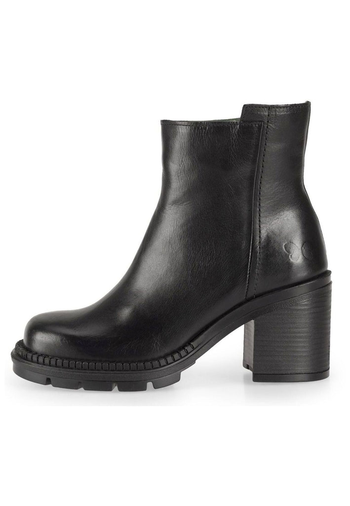 FELMINI Stiefelette Glattleder Schwarz - surf4shoes