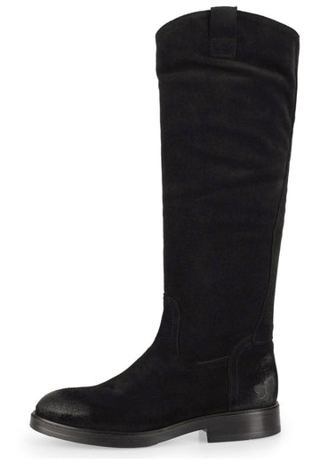FELMINI Stiefel Veloursleder Schwarz - surf4shoes