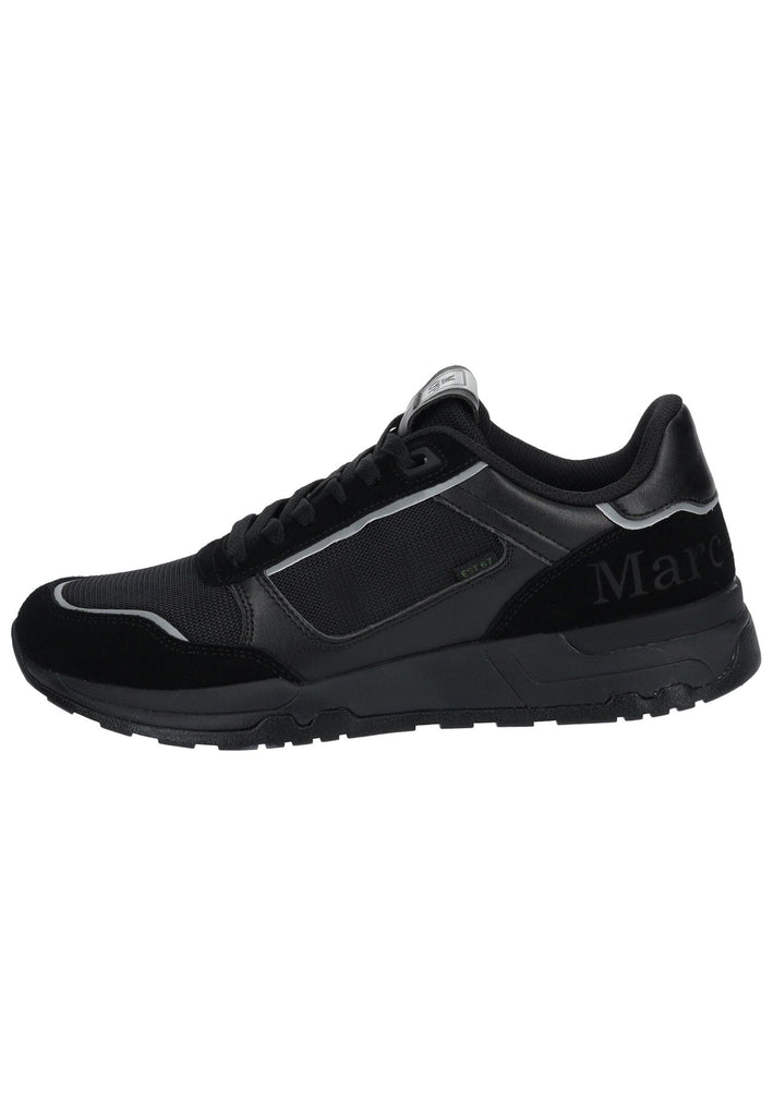 Marc O Polo Sneaker Leder/Mesh Schwarz - surf4shoes