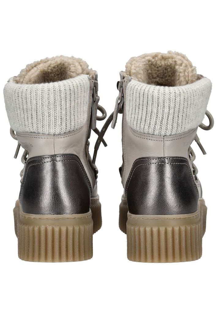 Marc O Polo Stiefelette Leder/Textil Taupe/Beige Warmfutter - surf4shoes
