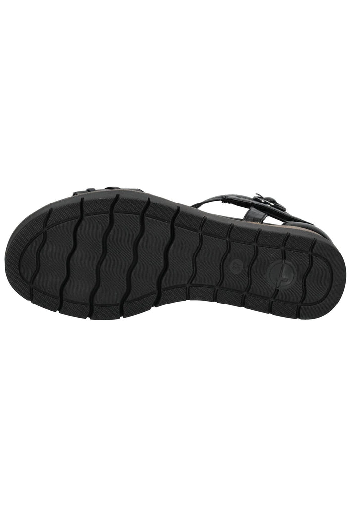 Tamaris Sandalen Leder/Synthetik Schwarz - surf4shoes