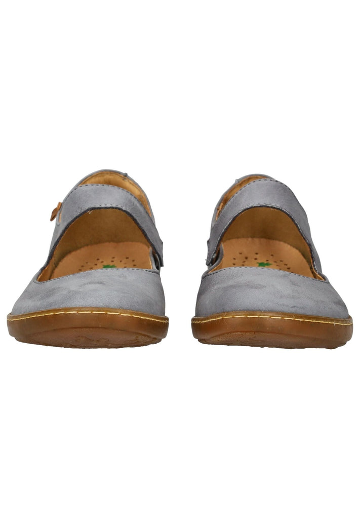 El Naturalista Ballerinas Nubukleder Hellblau - surf4shoes