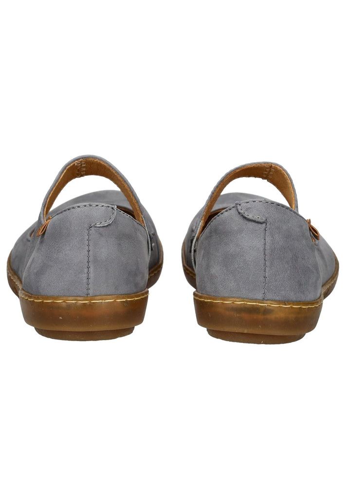 El Naturalista Ballerinas Nubukleder Hellblau - surf4shoes