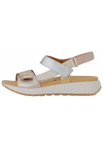 Gabor Sandalen Lederimitat Schwarz - surf4shoes