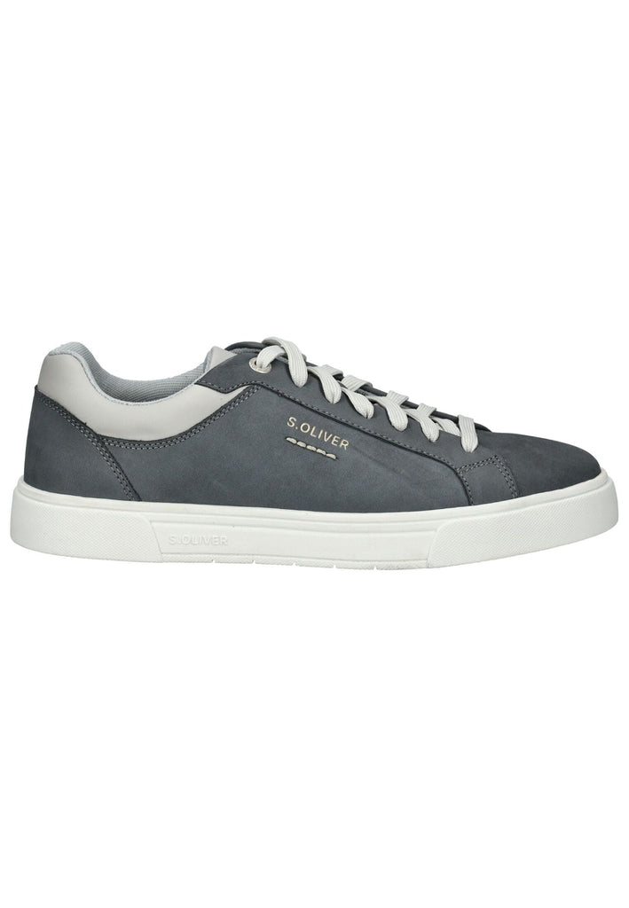 s.Oliver Sneaker Nubukleder Blau - surf4shoes