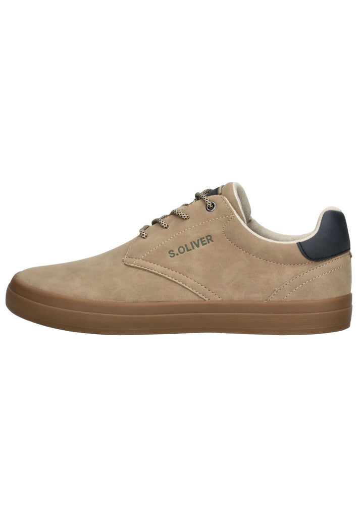 s.Oliver Sneaker Lederimitat Taupe - surf4shoes