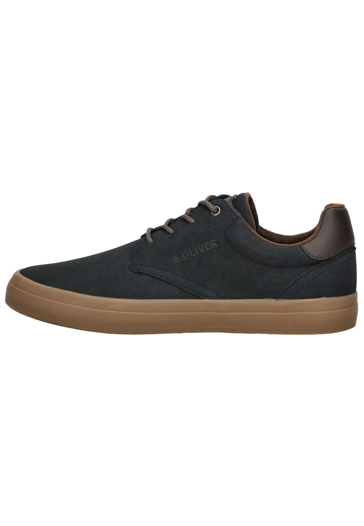 s.Oliver Sneaker Lederimitat Dunkelblau - surf4shoes