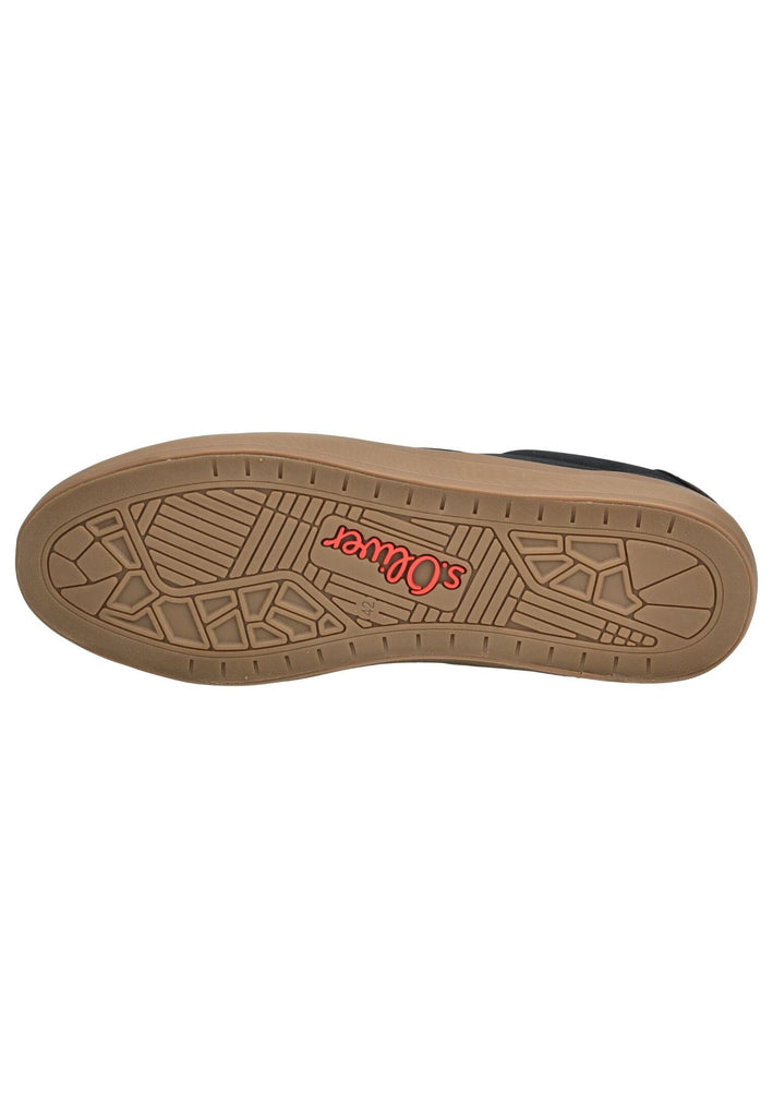 s.Oliver Sneaker Lederimitat Dunkelblau - surf4shoes