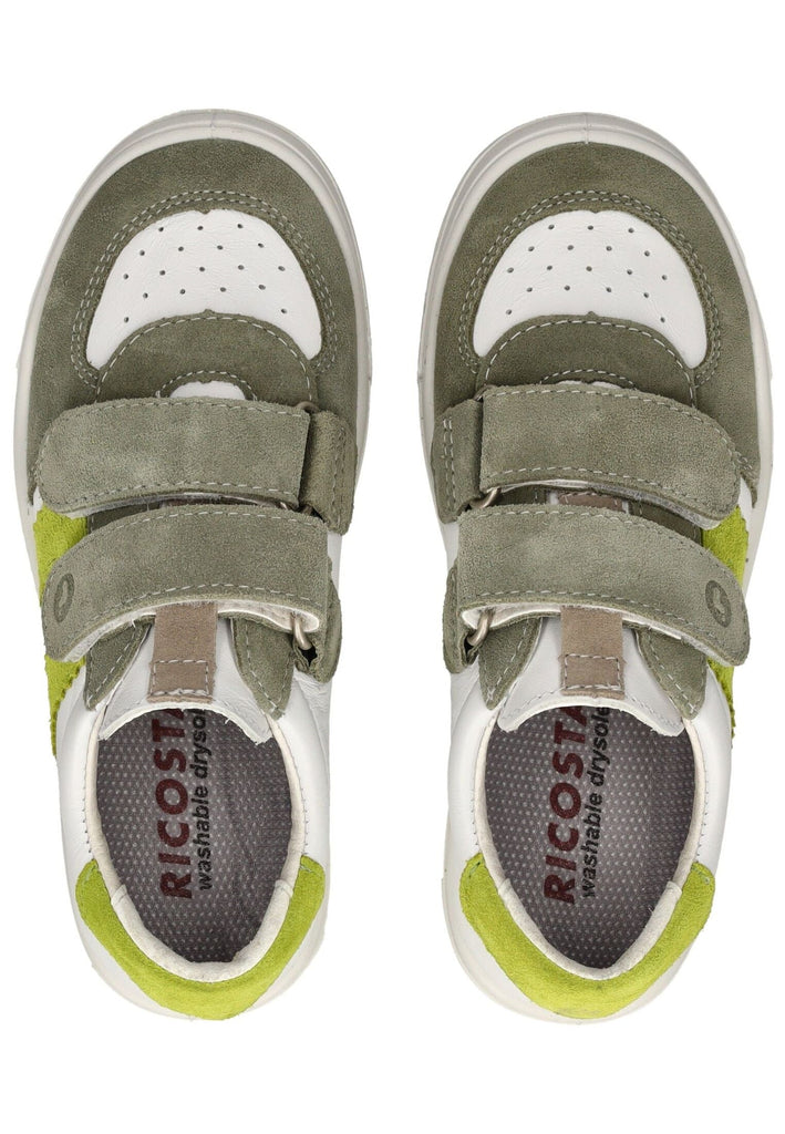 Ricosta Halbschuhe Leder Weiß/Grün - surf4shoes