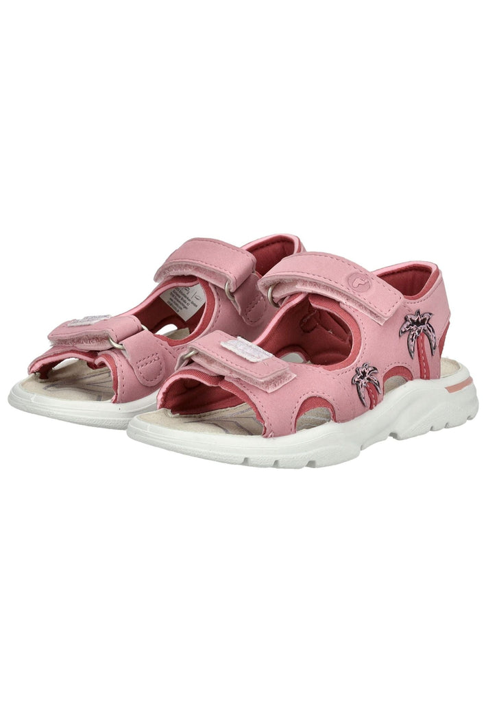 Ricosta Sandalen Lederimitat/Textil Rosa - surf4shoes