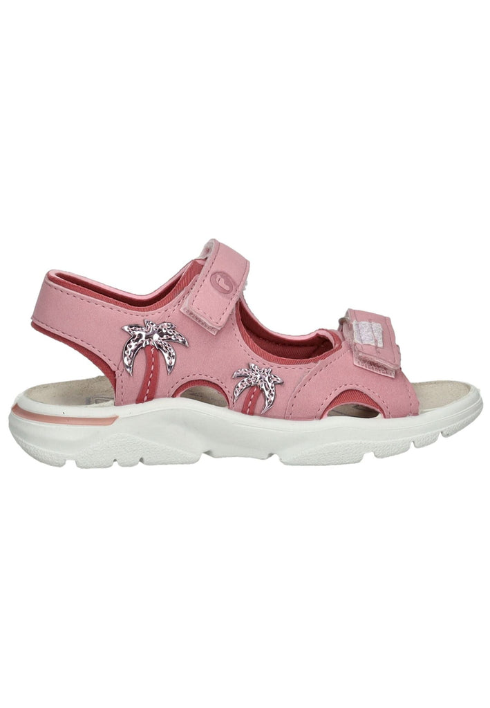 Ricosta Sandalen Lederimitat/Textil Rosa - surf4shoes