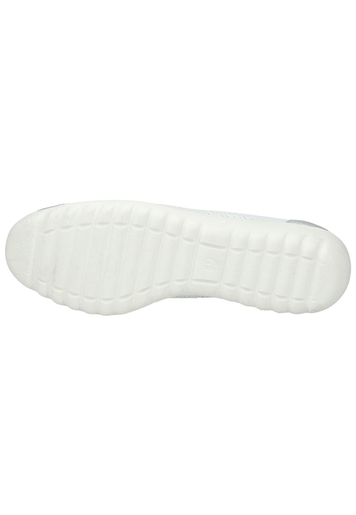 Caprice Ballerinas Leder Weiß/Silber - surf4shoes