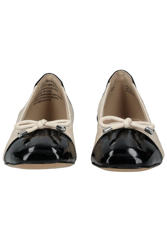 Caprice Ballerinas Leder Creme - surf4shoes