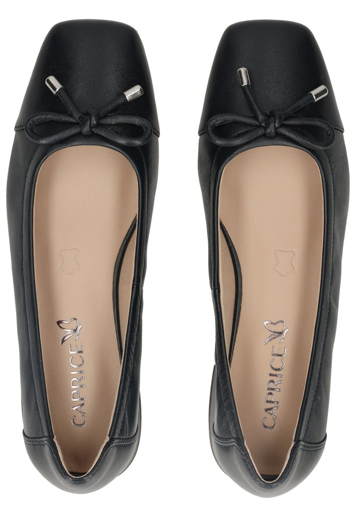 Caprice Ballerinas Nappaleder Dunkelblau - surf4shoes