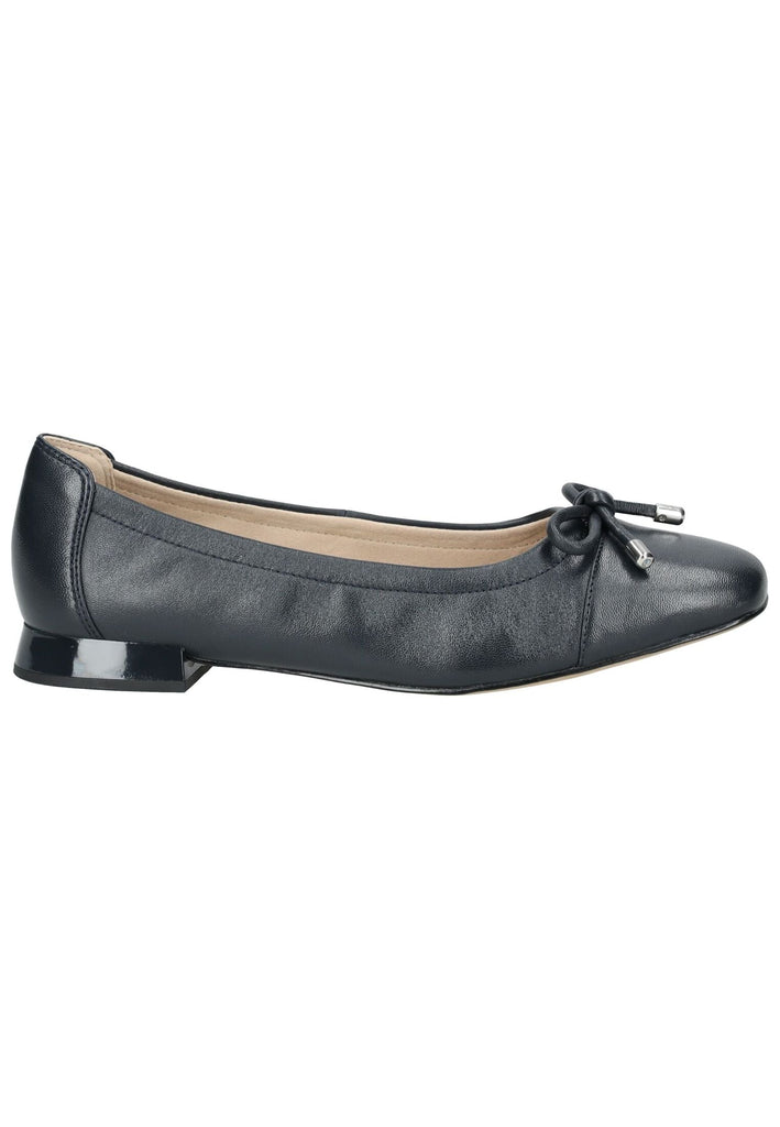 Caprice Ballerinas Nappaleder Dunkelblau - surf4shoes