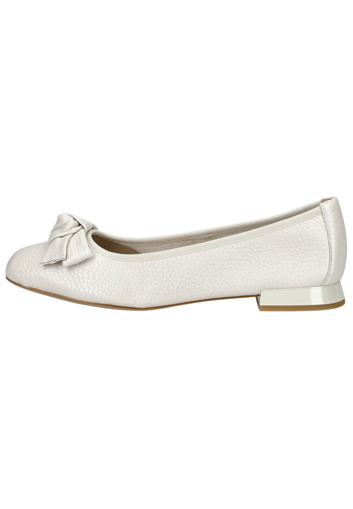 Caprice Ballerinas Leder Beige - surf4shoes