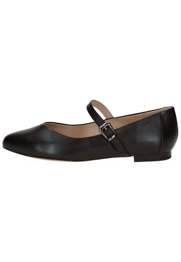 Caprice Ballerinas Leder Schwarz - surf4shoes