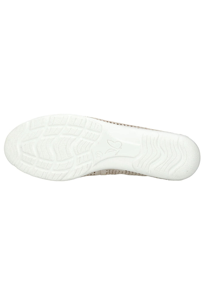 Caprice Ballerinas Leder Taupe - surf4shoes