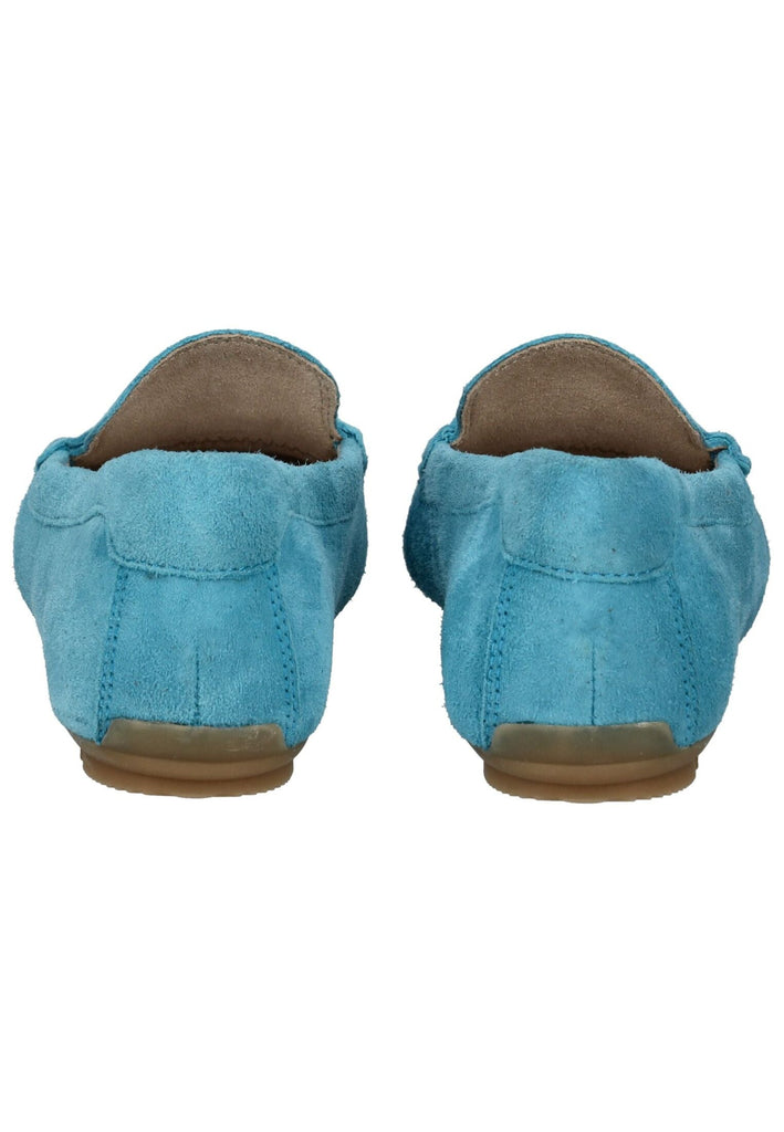 Caprice Slipper Veloursleder Blau - surf4shoes