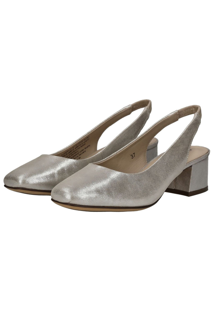 Caprice Pumps Leder Taupe - surf4shoes