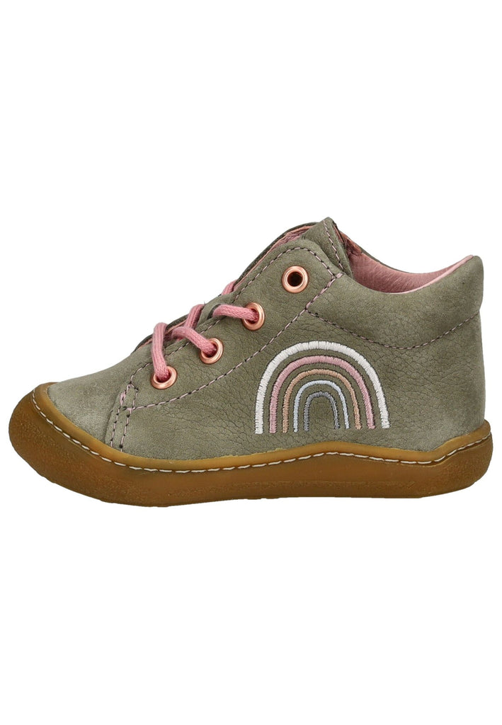 Pepino Halbschuhe Leder Grau/Rosa - surf4shoes