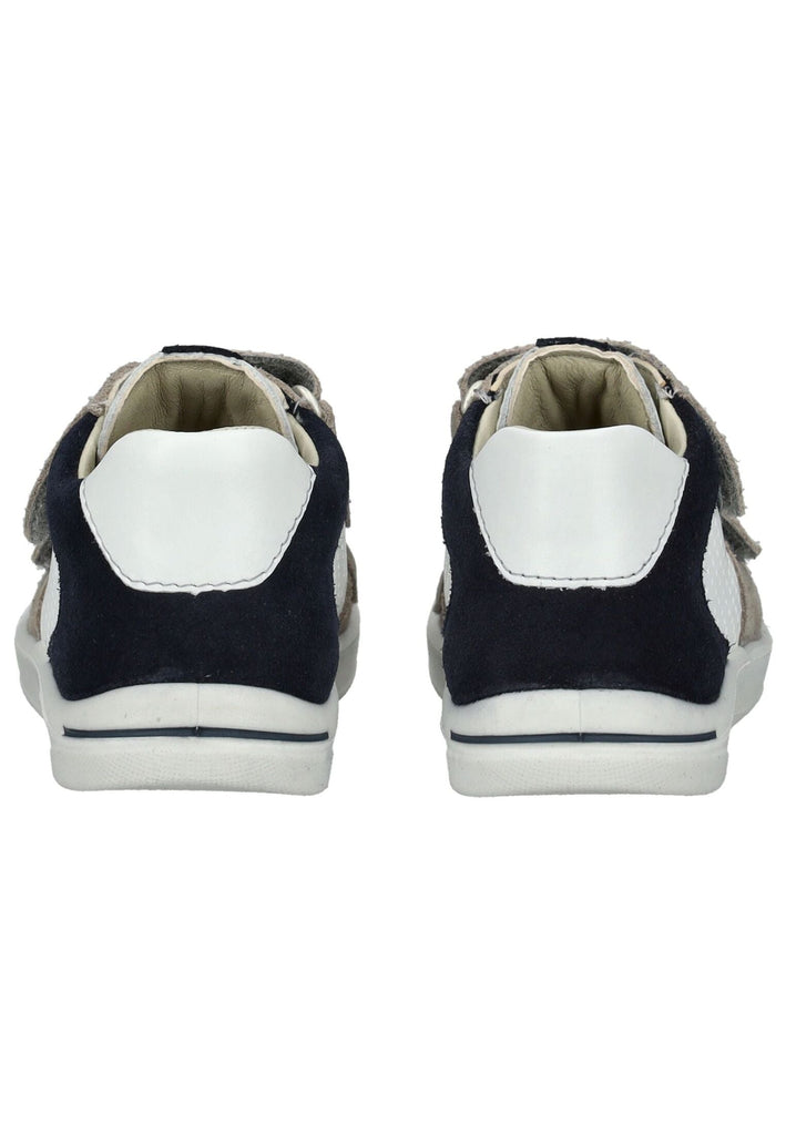 Pepino Halbschuhe Leder Weiß/Grau - surf4shoes