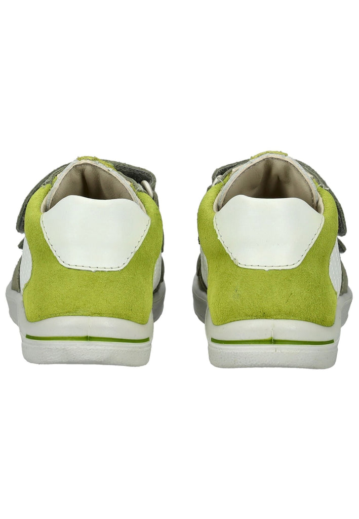 Pepino Halbschuhe Leder Weiß/Grün - surf4shoes