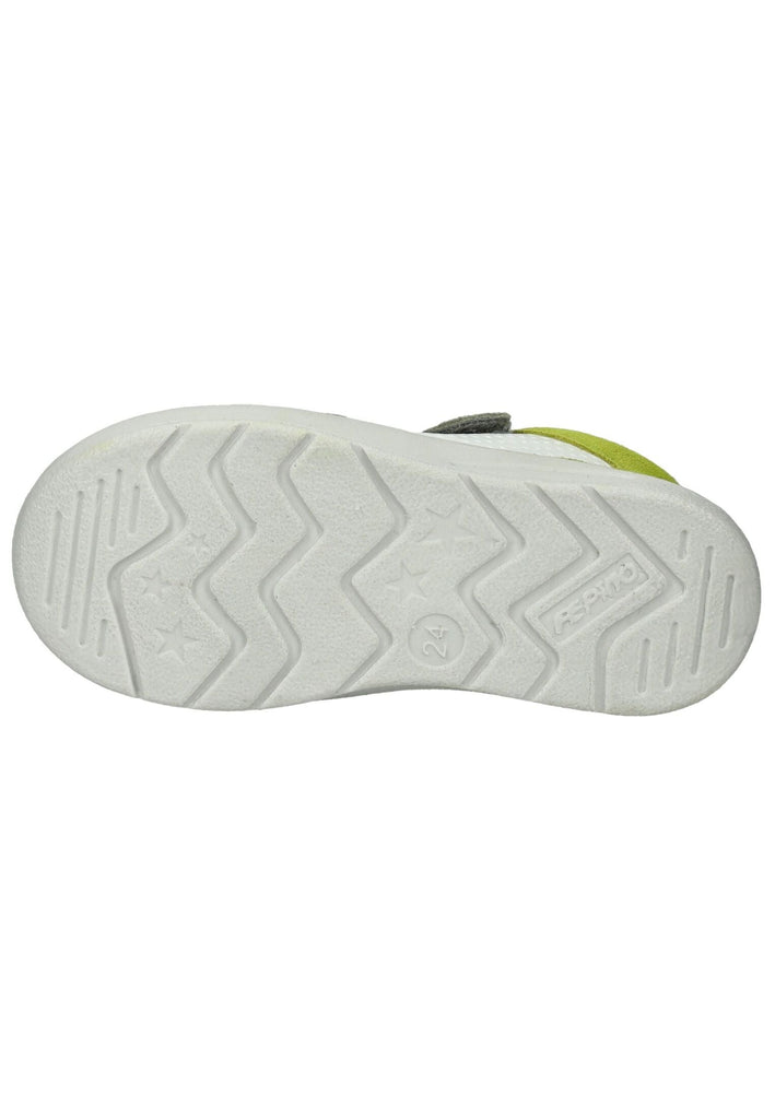 Pepino Halbschuhe Leder Weiß/Grün - surf4shoes