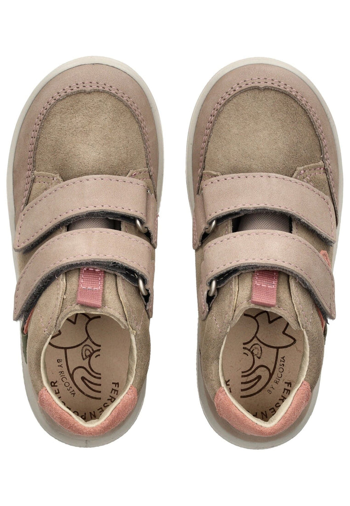 Pepino Halbschuhe Leder/Textil Grau/Rosa - surf4shoes
