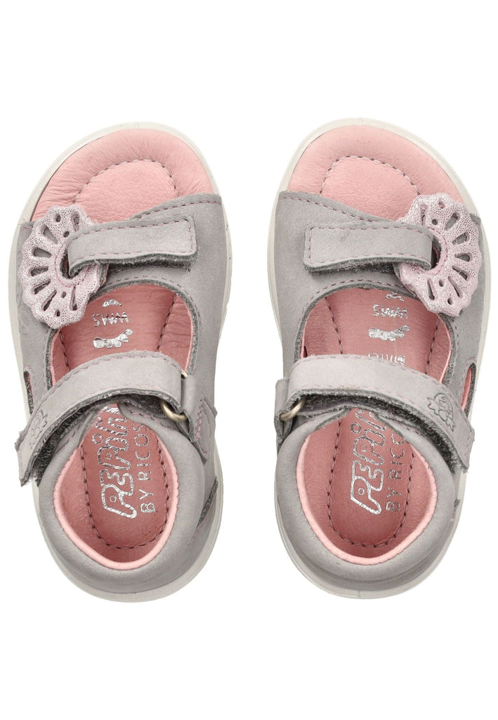 Pepino Sandalen Leder Grau/Rosa - surf4shoes