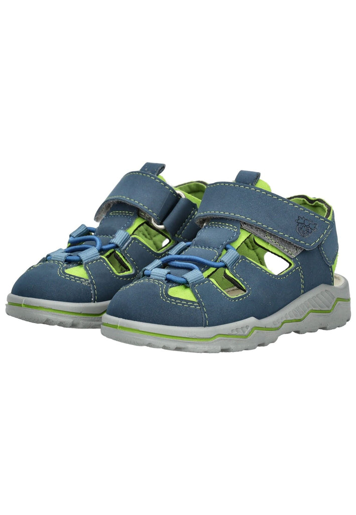 Pepino Halbschuhe Lederimitat/Textil Blau/Grün - surf4shoes