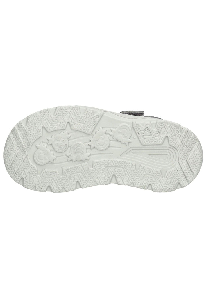 Pepino Halbschuhe Lederimitat/Textil Grau/Rosa - surf4shoes