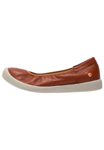 softinos Ballerinas Leder Braun - surf4shoes