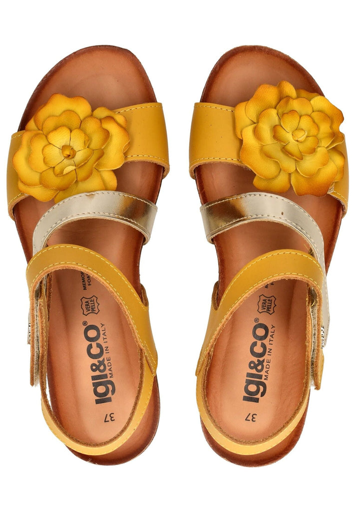 IGI&CO Sandalen Leder Gelb - surf4shoes