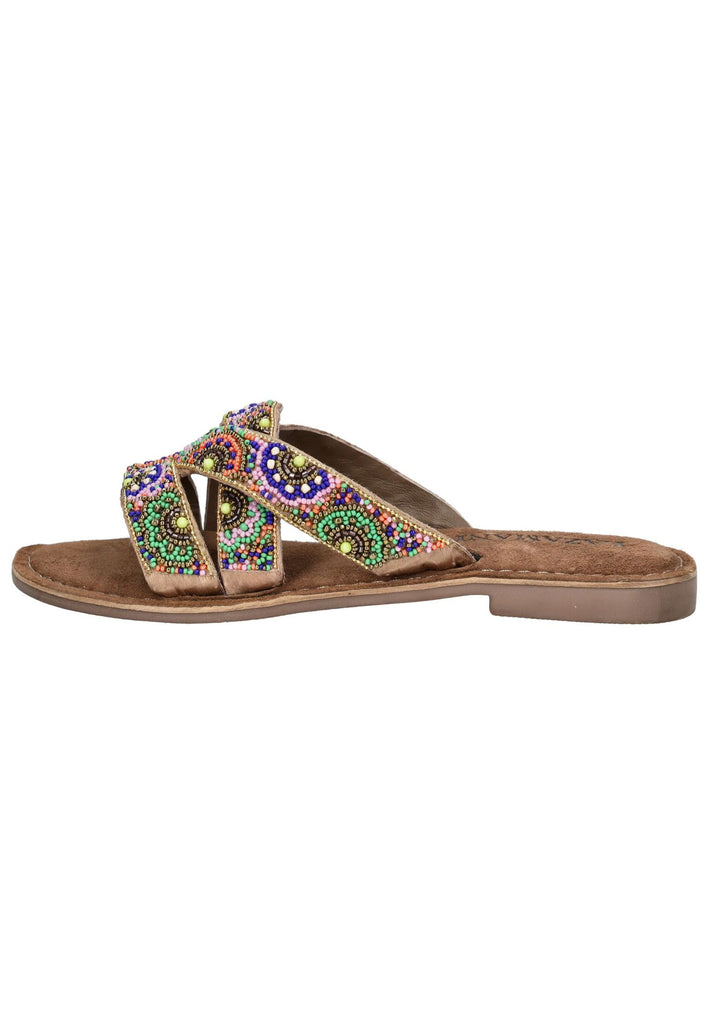 Lazamani Pantoletten Leder Multi - surf4shoes