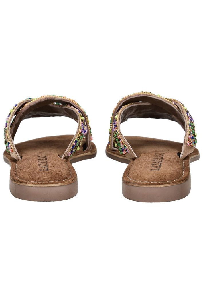Lazamani Pantoletten Leder Multi - surf4shoes