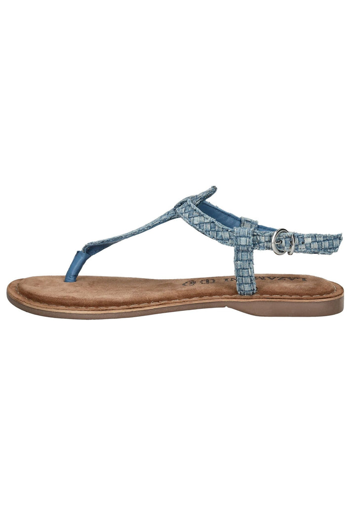 Lazamani Zehensteg Textil Denim - surf4shoes